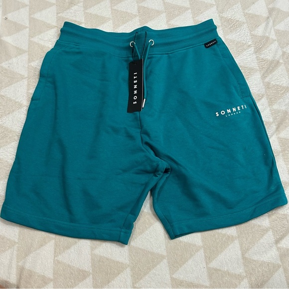 MEN'S SONNETI FRENCH TERRY 7" BROM SHORTS teal - Picture 3 of 4